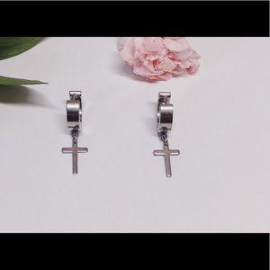 Steel earrings-New